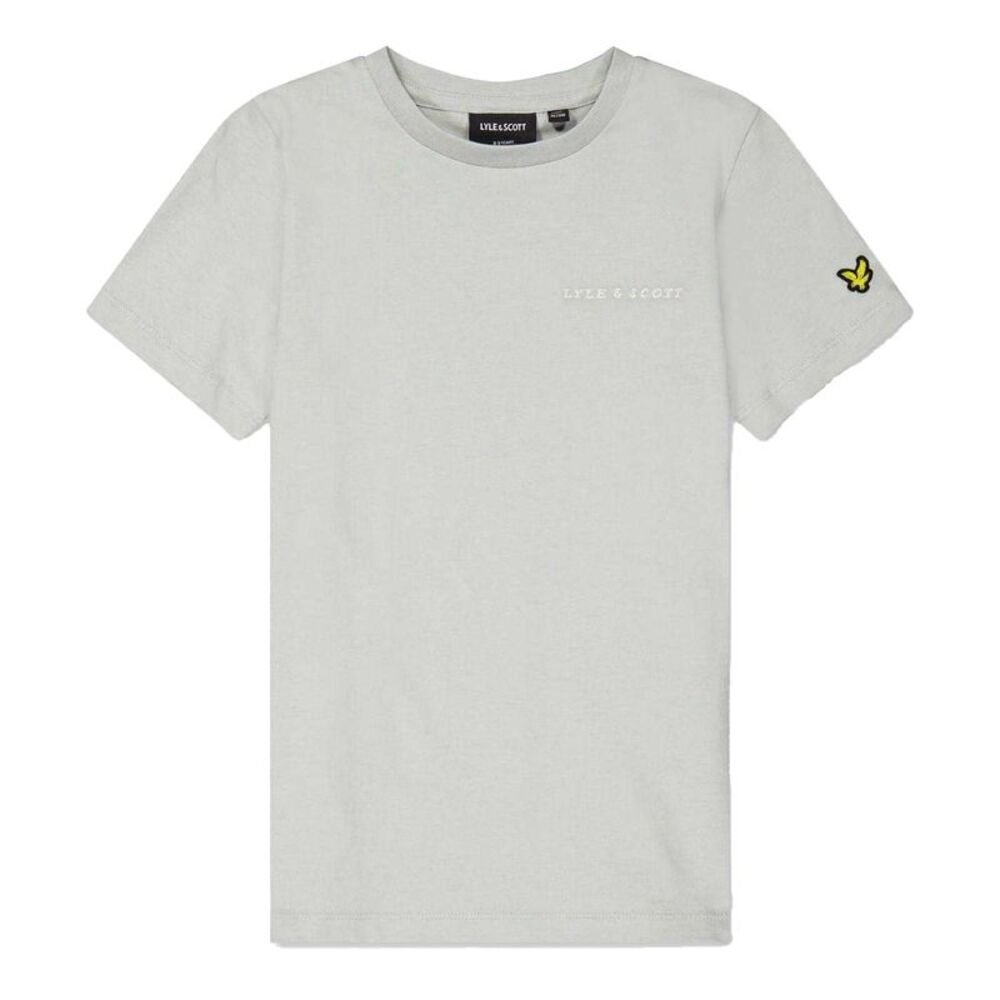 Lyle & Scott Childrens/Kids Script Crew Neck / Grey Melange Marl
